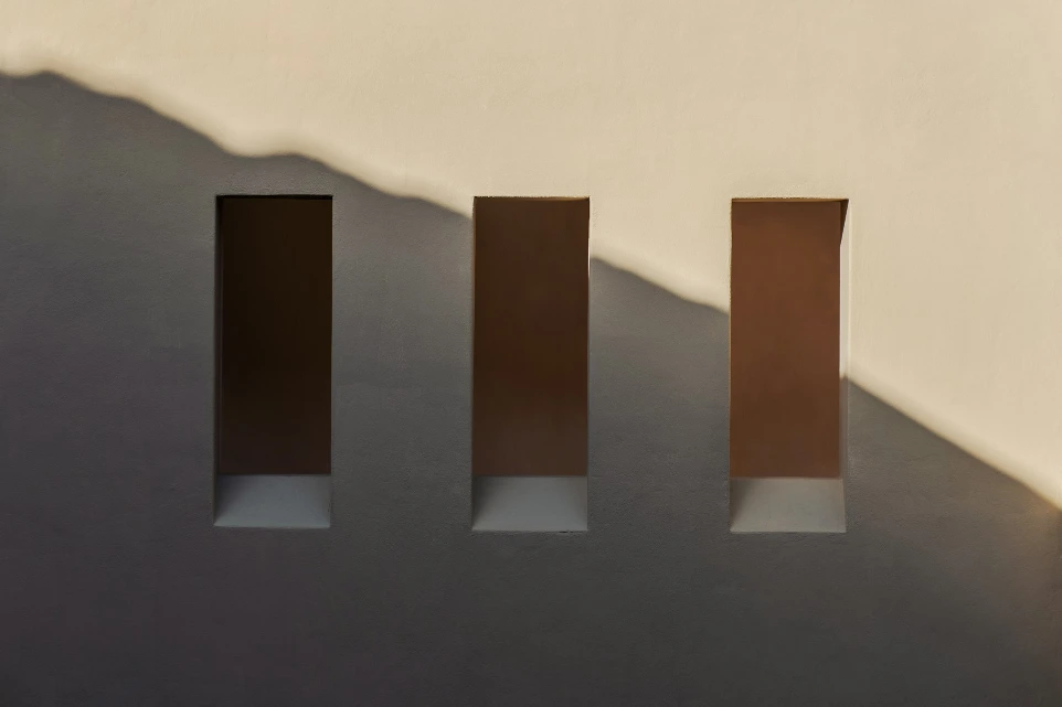 silhouette of three bars illustration